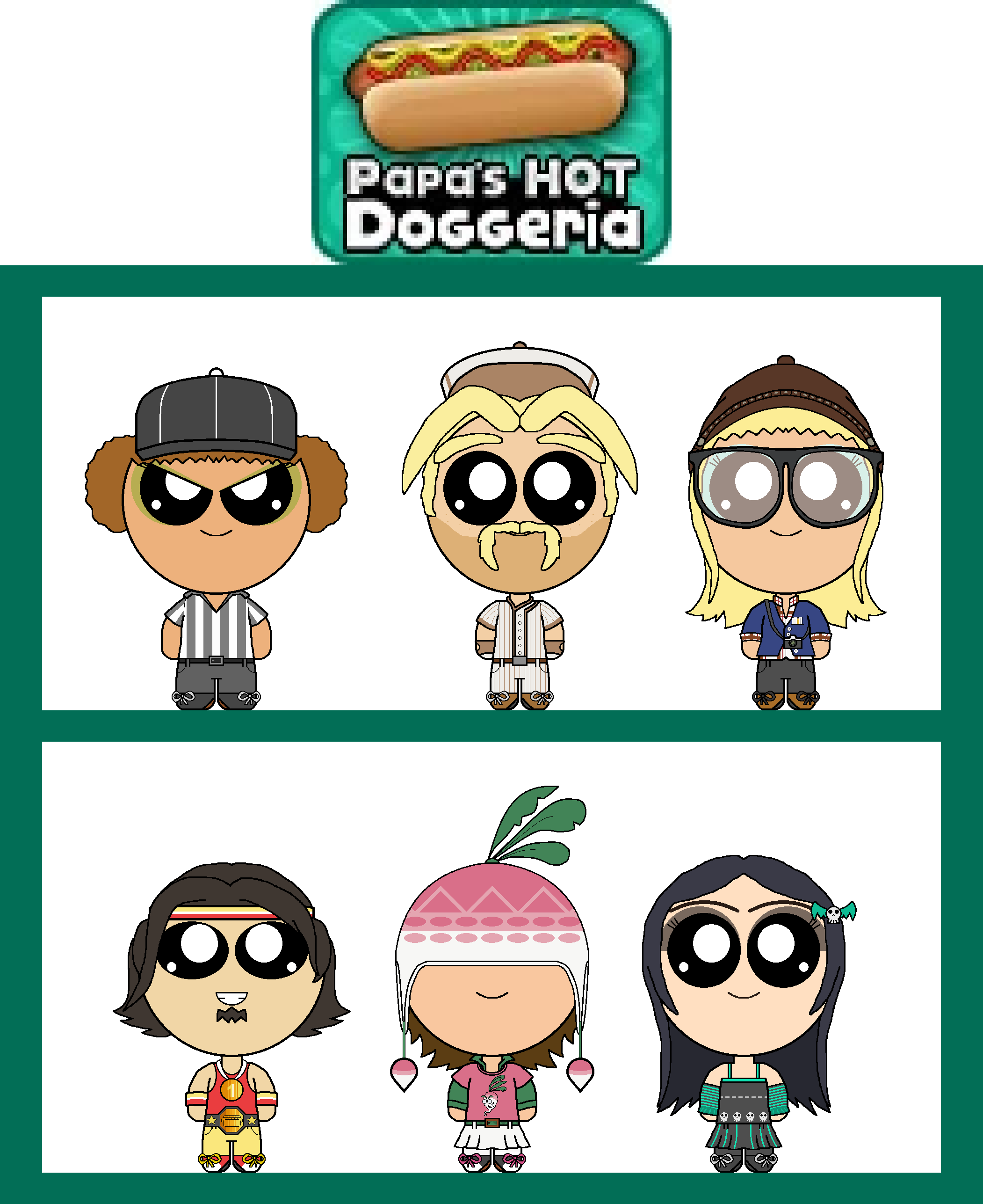 Flipline Studios on X: Both Papa's Hot Doggeria HD and Papa's Hot