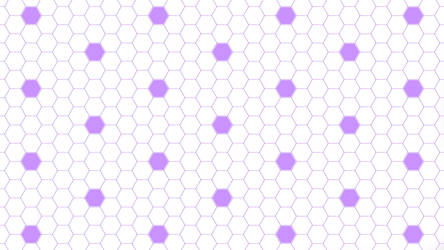 Purple Hexagon Dots 5K Wallpaper