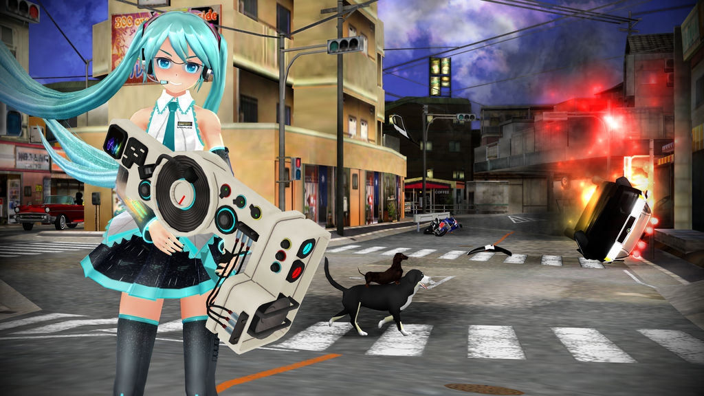 [MMD] Miku found a Dubstep Gun