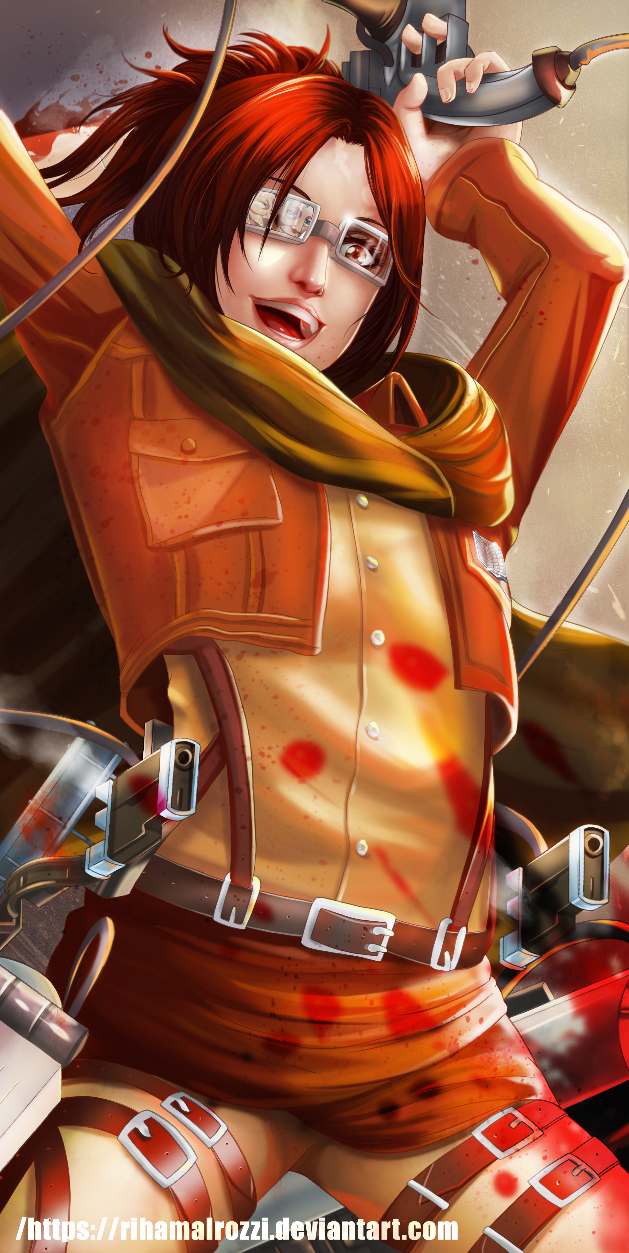 Hange Hange Zoe | Attack on Titan by RihamAlrozzi on DeviantArt