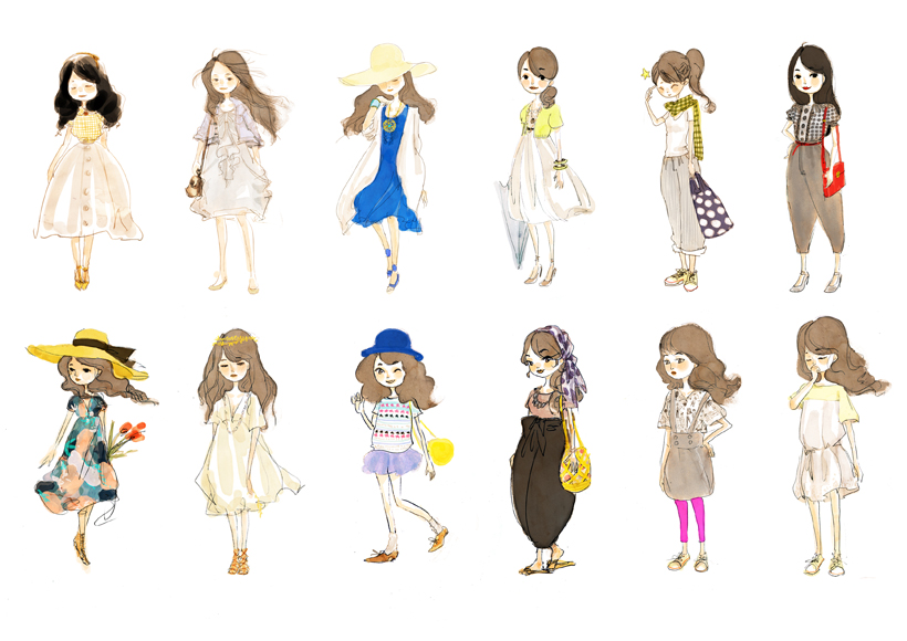 Various female clothes 5 by meago on DeviantArt