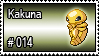 014 - Kakuna by PokeStampsDex