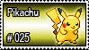 025 - Pikachu by PokeStampsDex