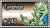 248 - Tyranitar by PokeStampsDex