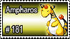 181 - Ampharos by PokeStampsDex