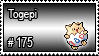 175 - Togepi by PokeStampsDex