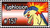 157 - Typhlosion by PokeStampsDex