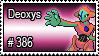 386 - Deoxys by PokeStampsDex