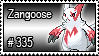 335 - Zangoose by PokeStampsDex