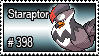 398 - Staraptor by PokeStampsDex