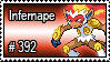 392 - Infernape by PokeStampsDex