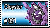 091 - Cloyster by PokeStampsDex