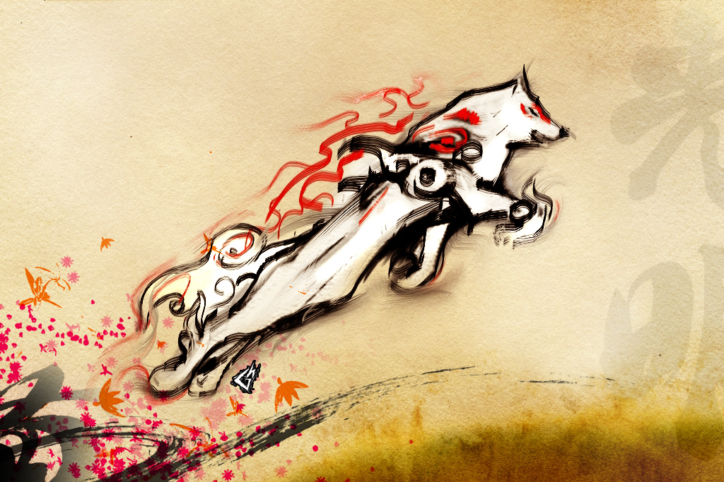 Okami Sketch 9