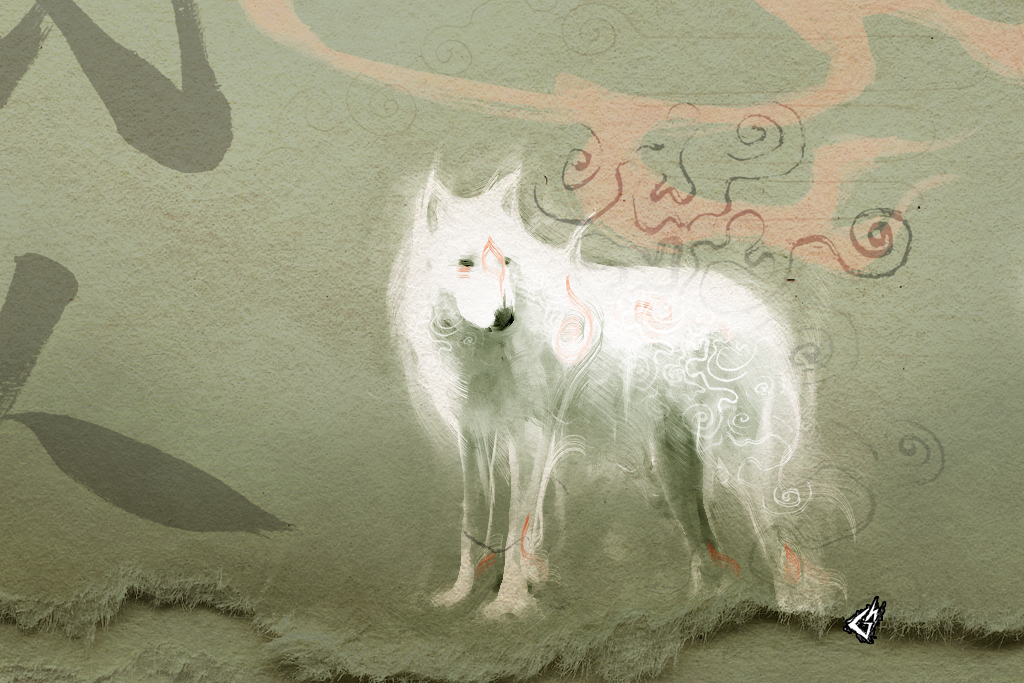 Okami Sketch 12