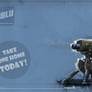 Mr Sentry Blu Wallpaper
