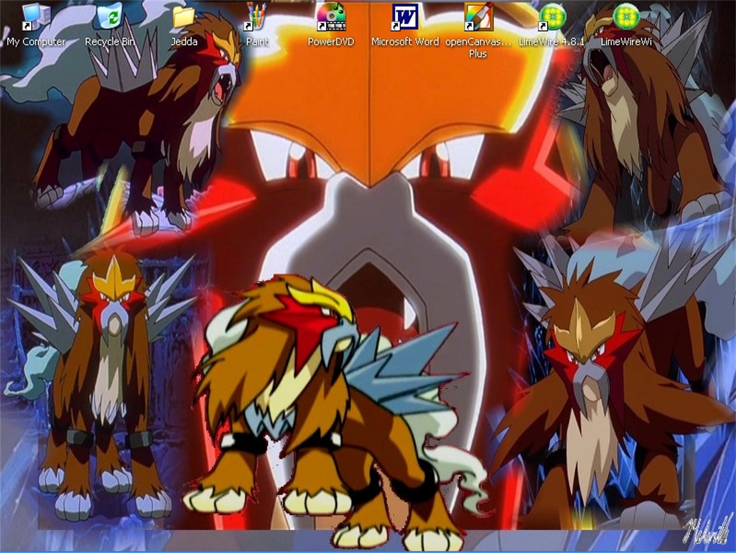 Entei By Lil Baby Phoenix On Deviantart