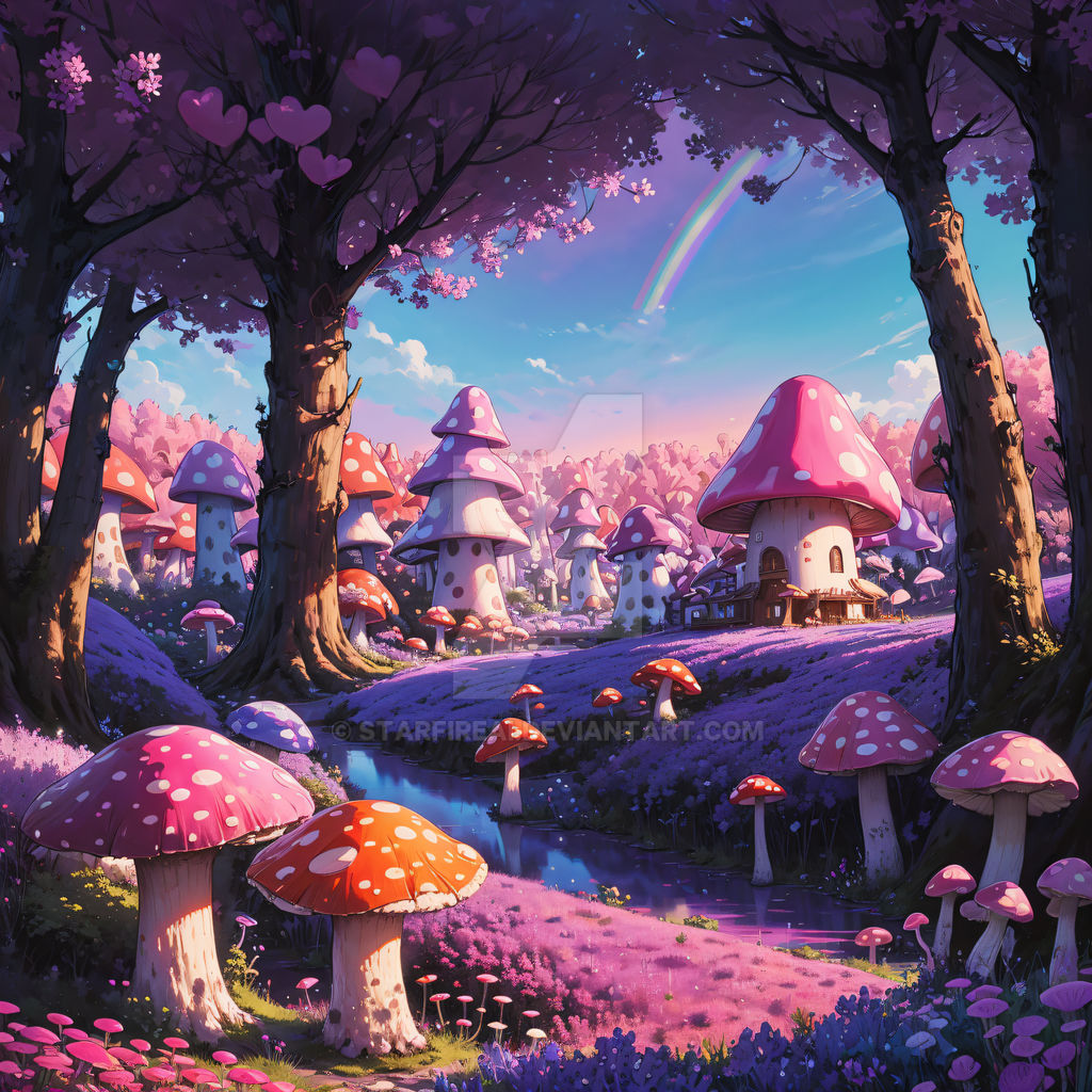 feywild city day by StarfireAI on DeviantArt