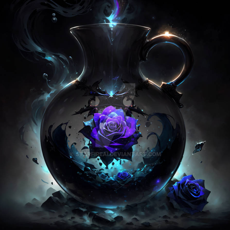Satanic Roses Necromancer's Cursed Rose by StarfireAI on DeviantArt