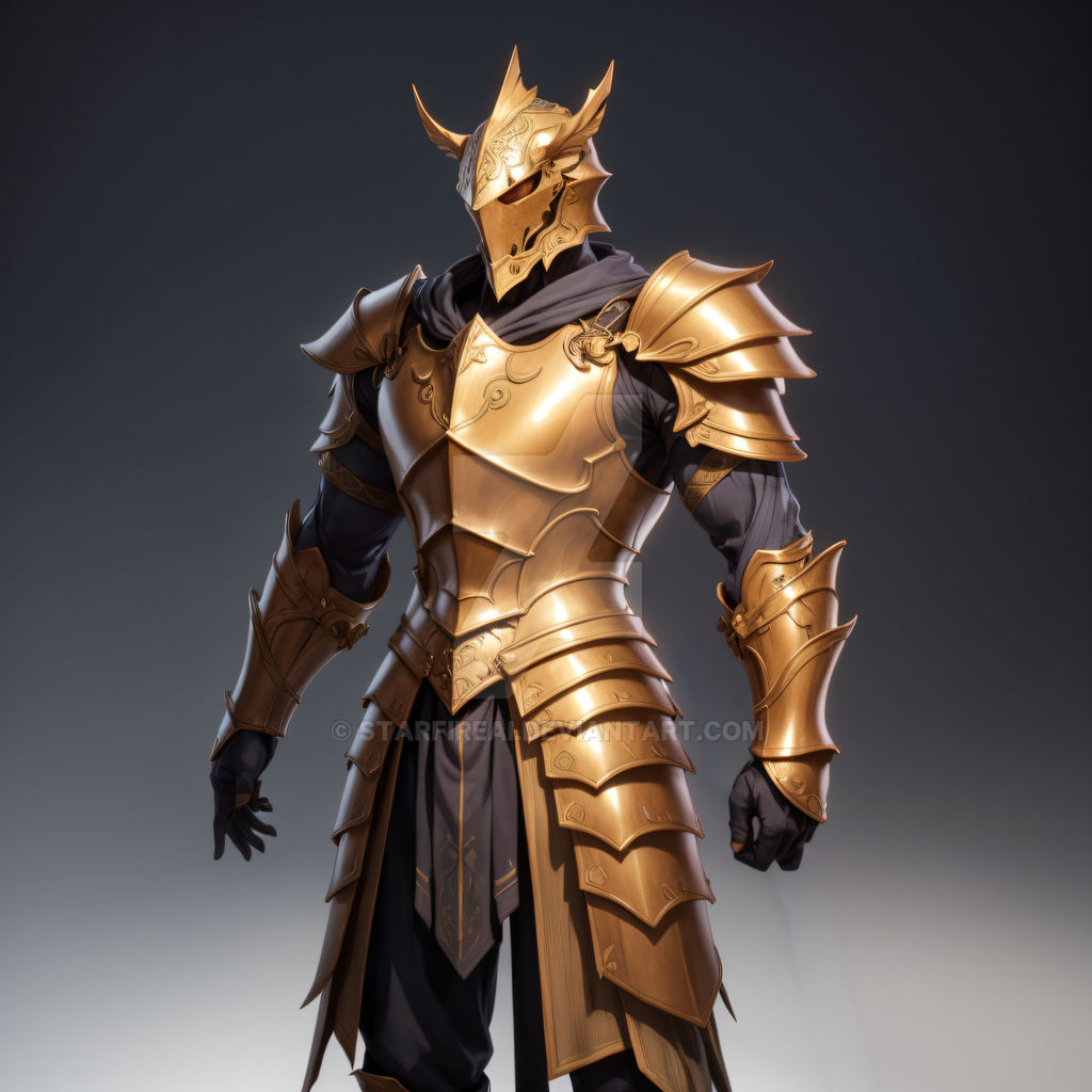 Golden Armor By StarfireAI On DeviantArt golden-armor-by-starfireai-on-deviantart