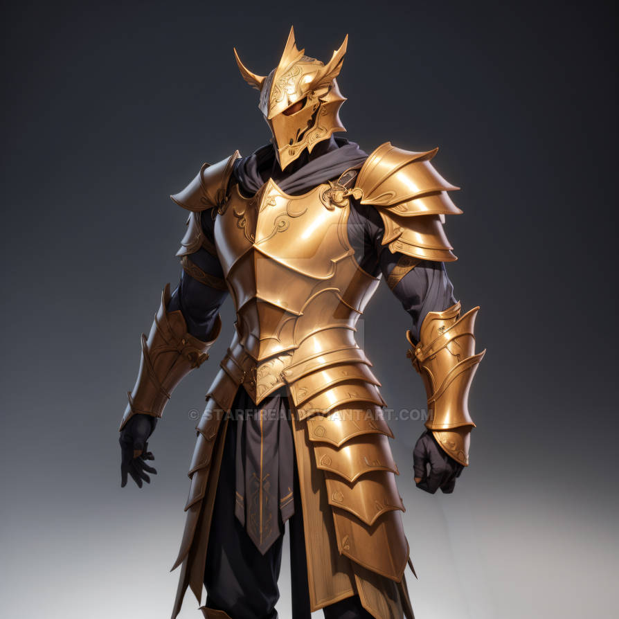 Golden Armor by StarfireAI on DeviantArt