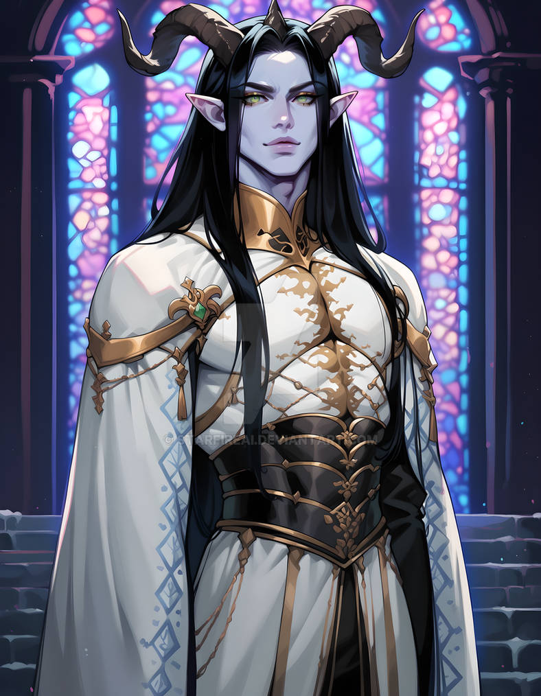 Demon King Robe Demon in Noble Robes by StarfireAI on DeviantArt