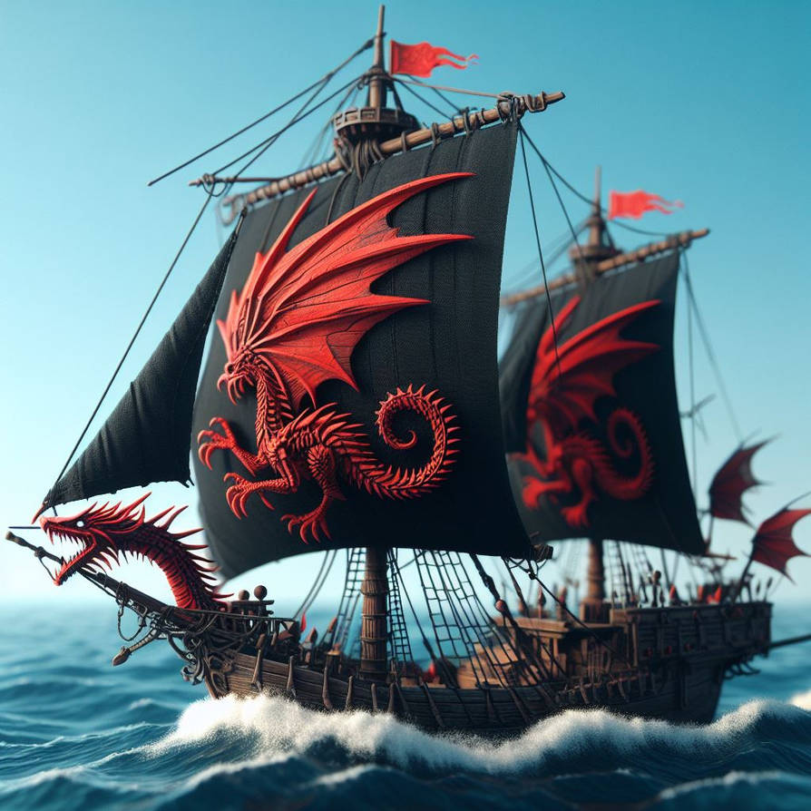 Dragon Ship by Caesarst on DeviantArt