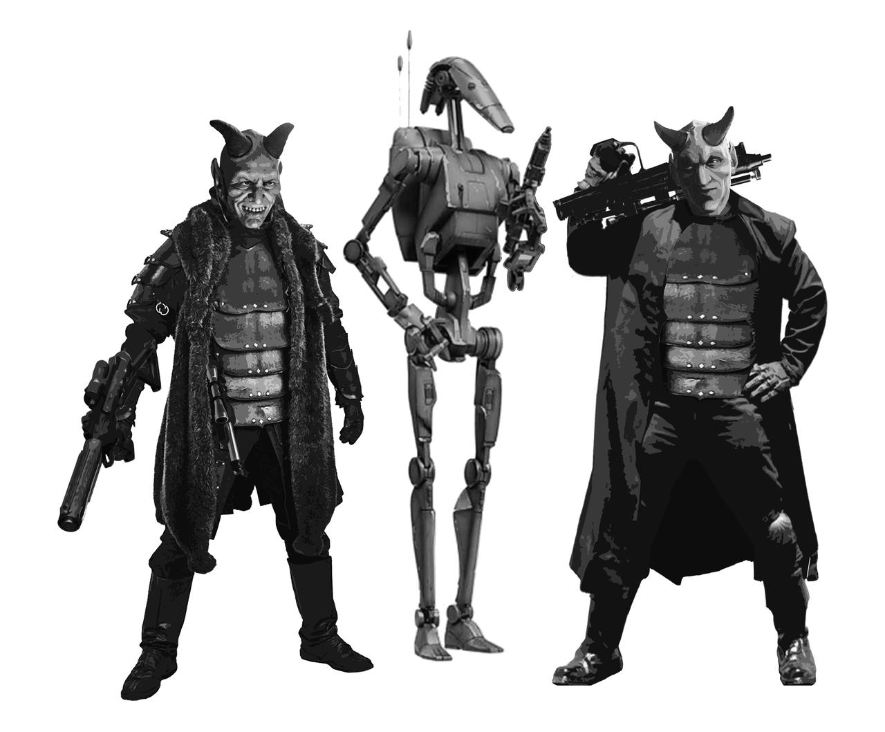 Devaronian mercenaries by AlexMalyarchuk on DeviantArt