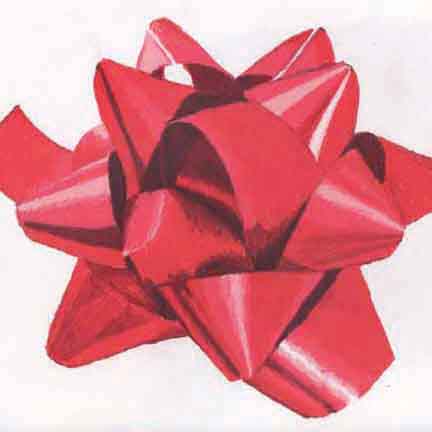 Red Christmas Bow