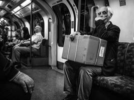 Man with Cardboard Box