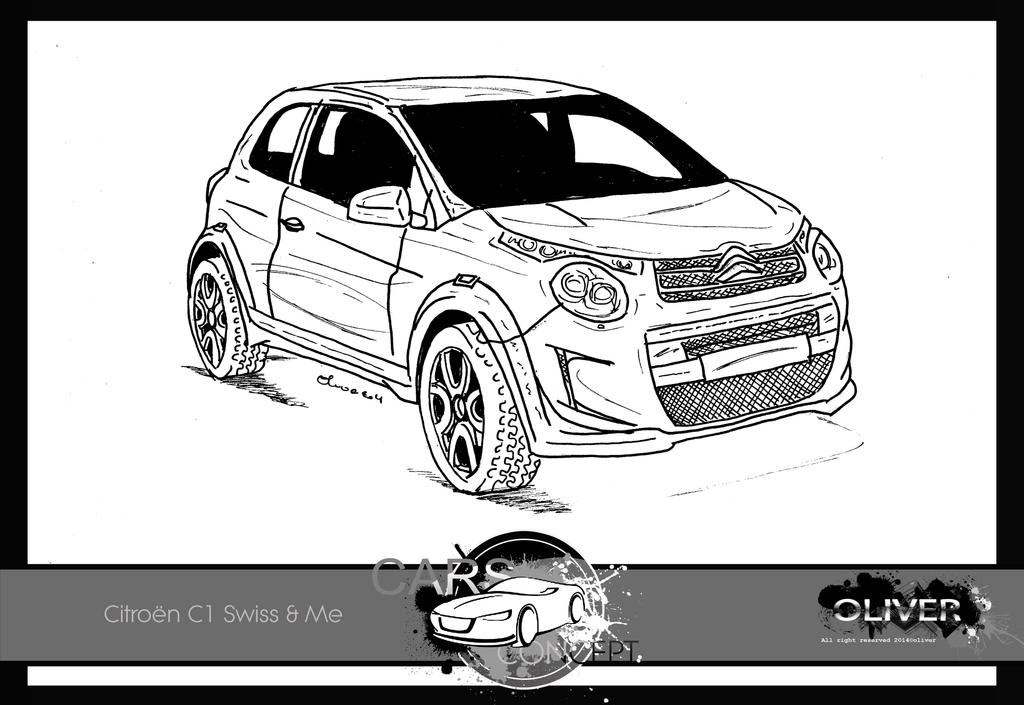 CARS DRAWING - Citroen C1 Swiss and Me by THEartsoliver on DeviantArt