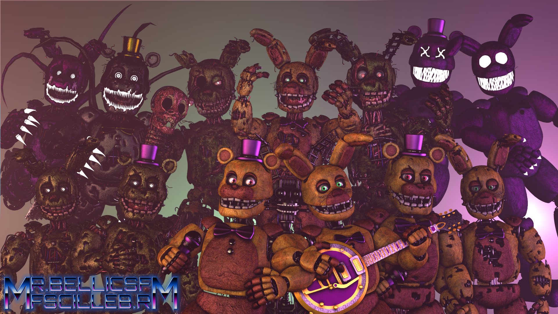 Stylized FNaF Franchise Bundle : r/fivenightsatfreddys