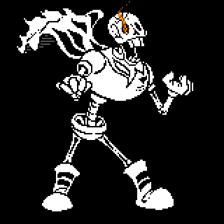 S00TF00T's Interpretation of Horror Papyrus, by me by G0ing on DeviantArt