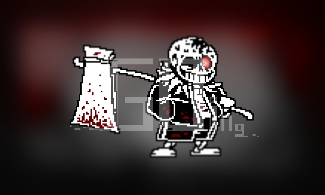 Pixilart - horror sans by greenwingloud