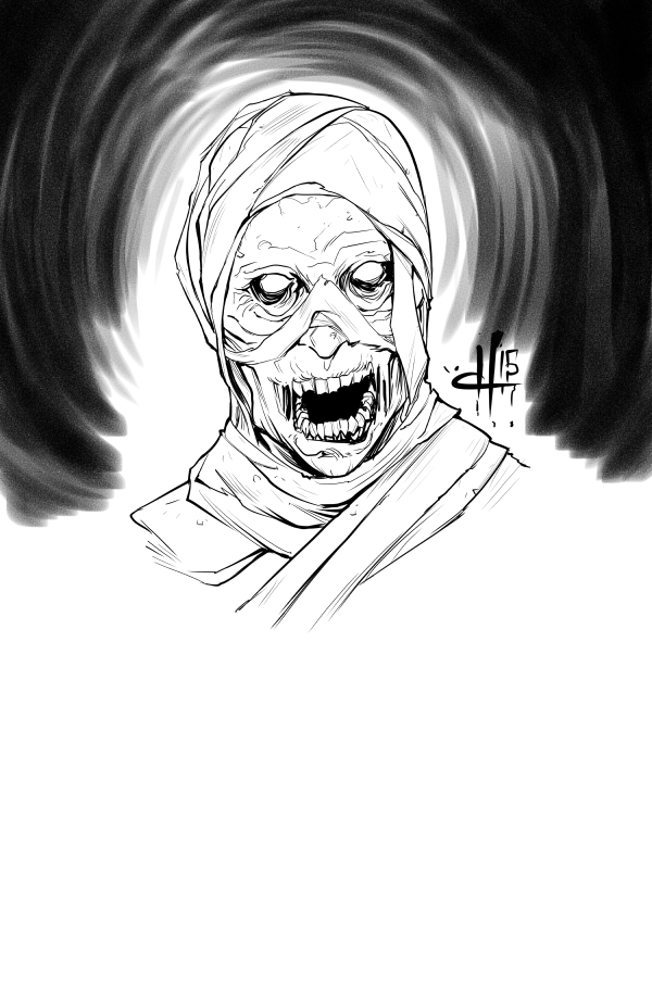 Drawlloween 25 Mummy