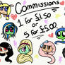 Emergency Commissions!