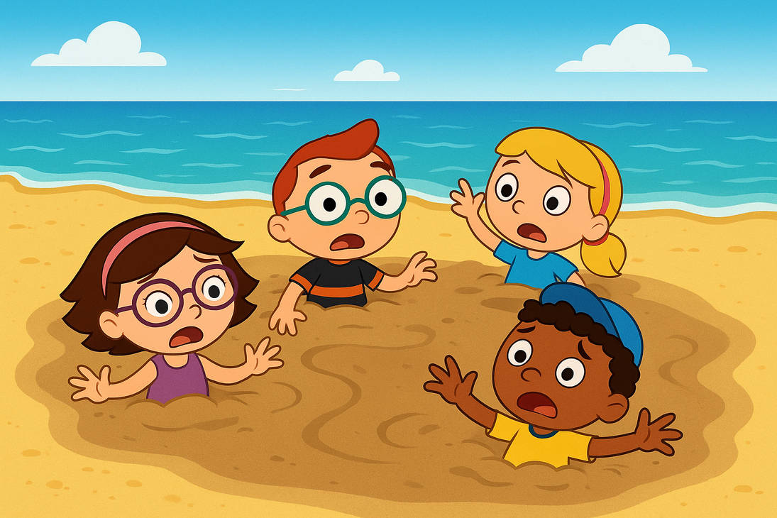 Little Einsteins In Quicksand At The Beach By CaidenAndersoneria On little-einsteins-in-quicksand-at-the-beach-by-caidenandersoneria-on