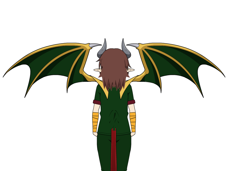 Demon back by LivingDeadDemon on DeviantArt