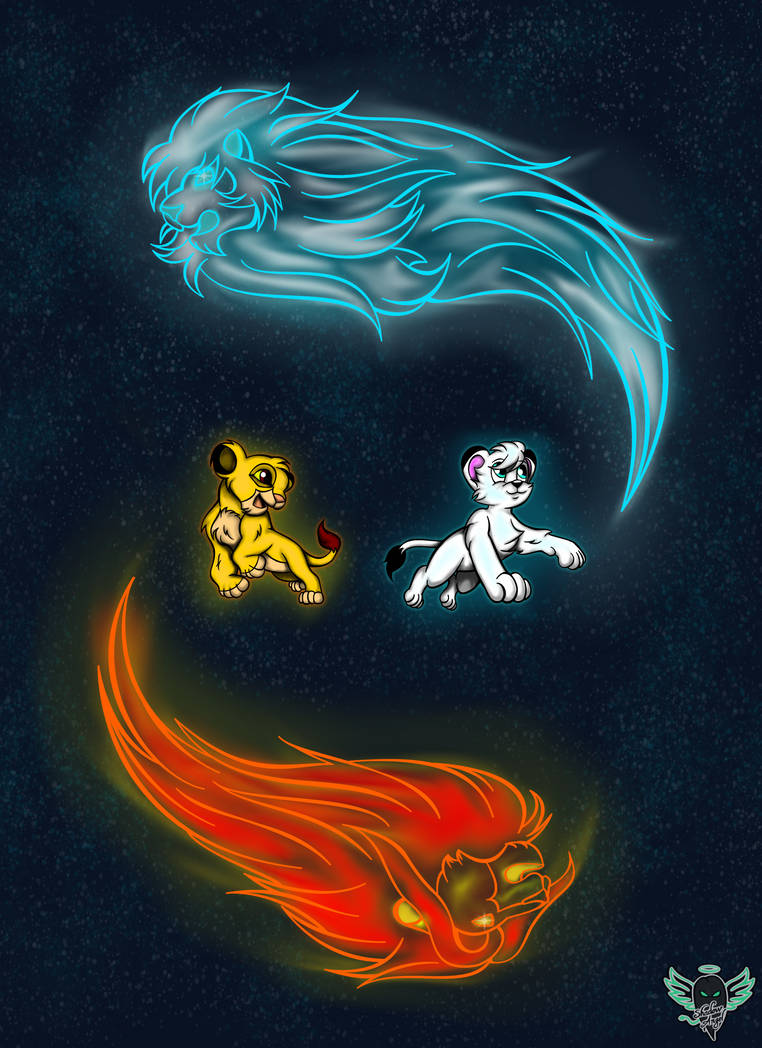 Kimba, Simba - Yin Yang by ShadowAngel31 on DeviantArt