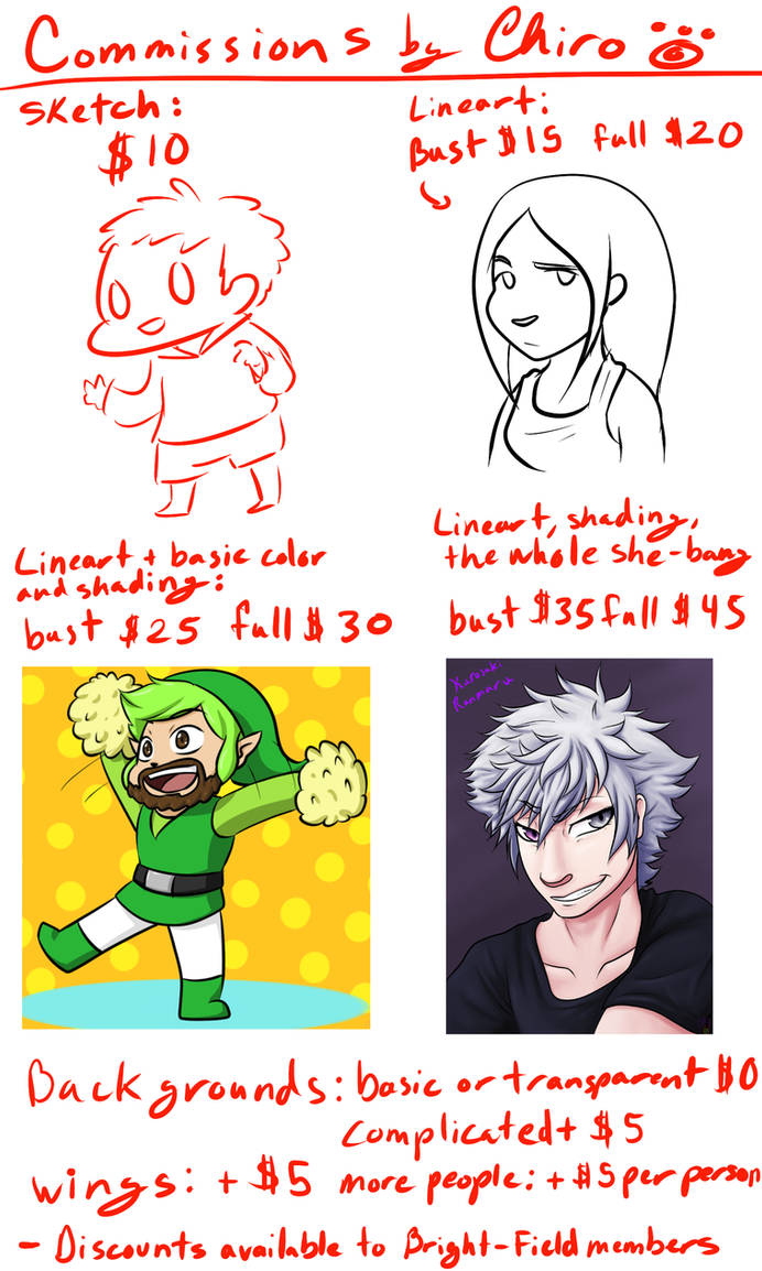 Commissions now available