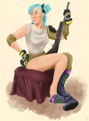 A Bulma Pinup