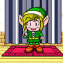 Link posing screenshot - color