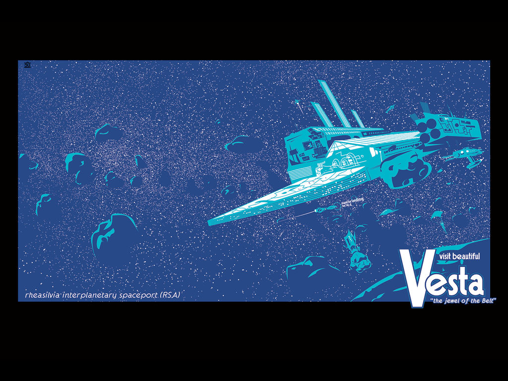 Vesta Spaceport by egypturnash