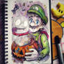 .Happy Halloween - Luigi and PolterPuppy