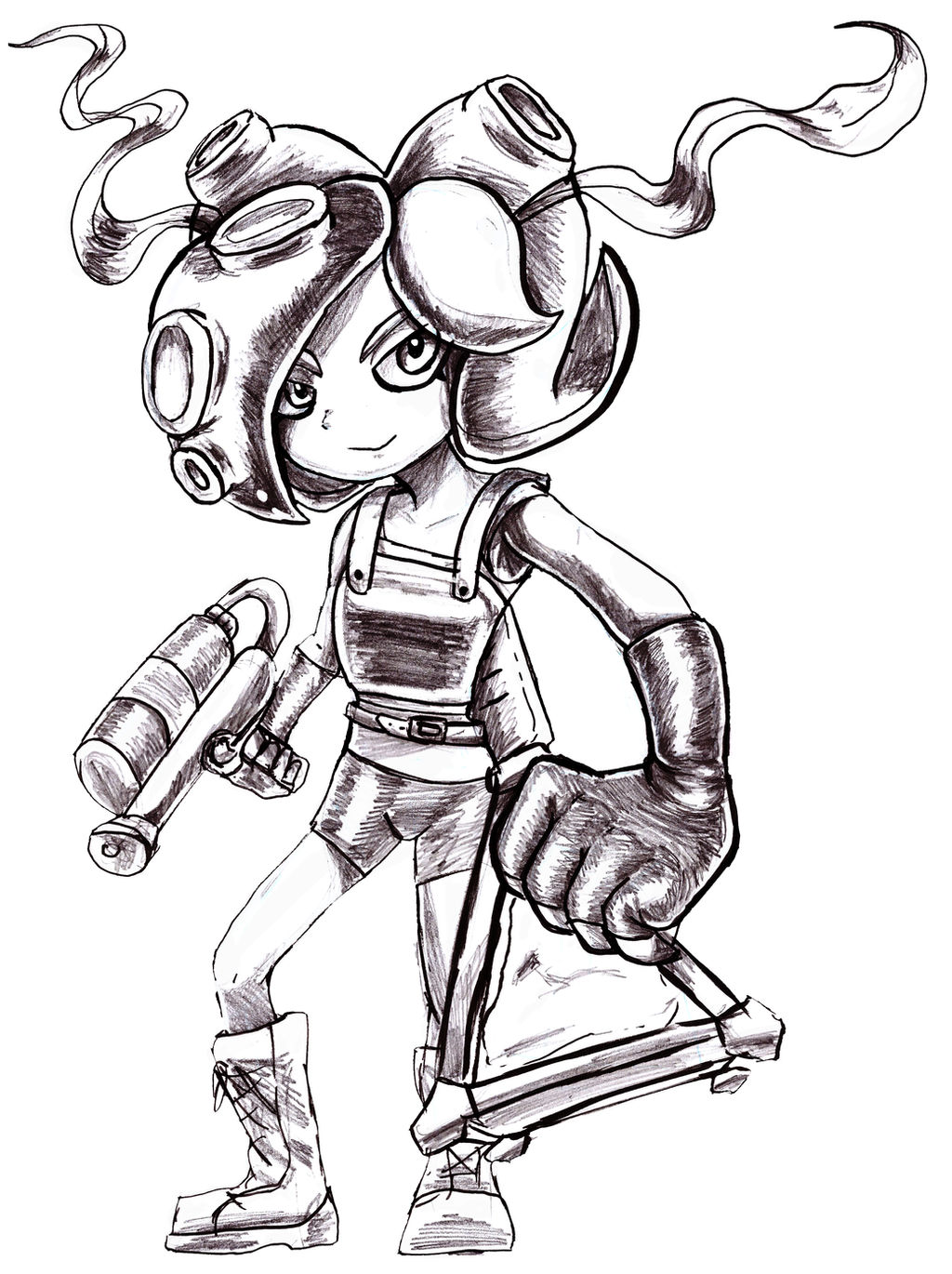Octoling by Monkeyzilla on DeviantArt