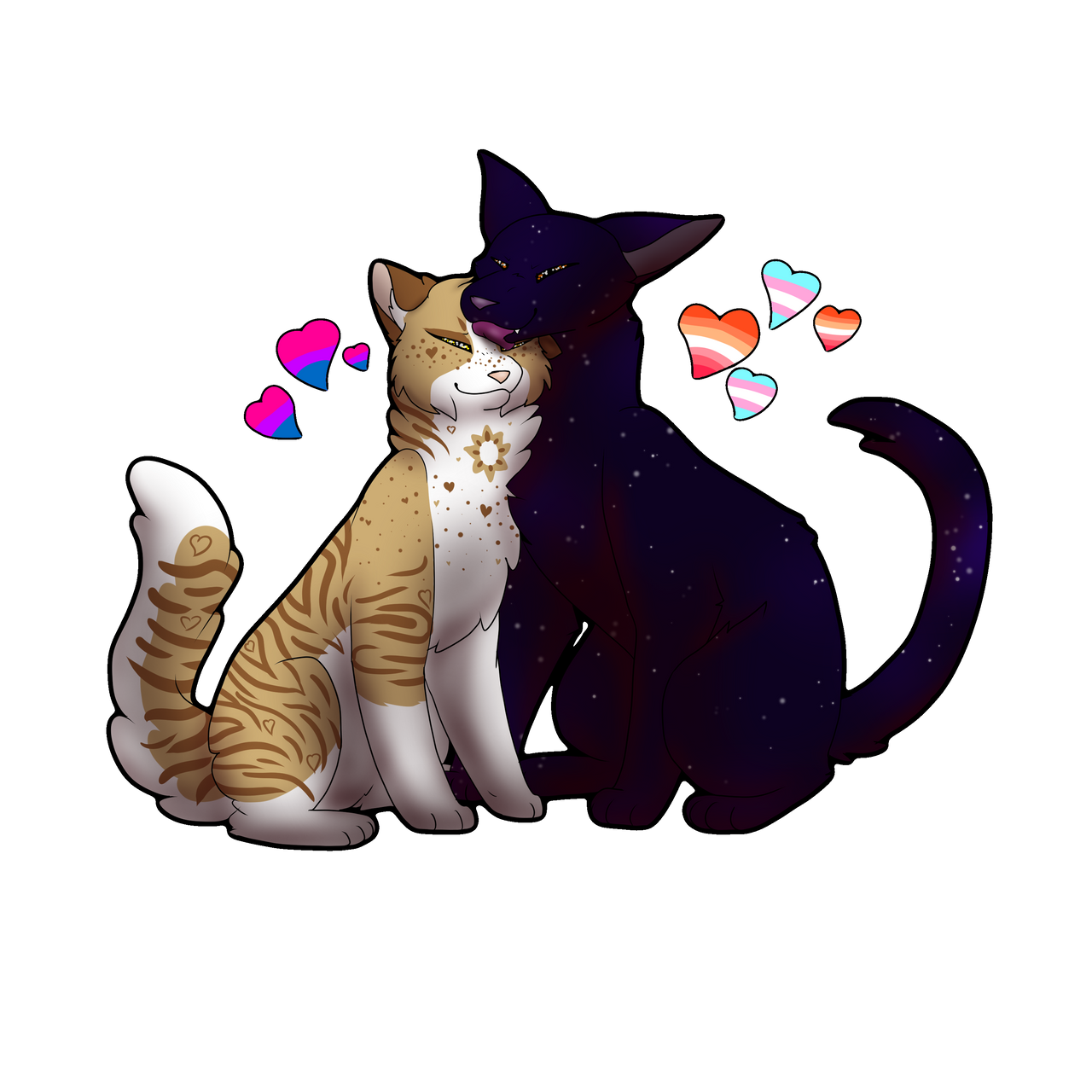 Sunbeam x Nightheart by Tangletallon on DeviantArt