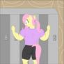 Fluttershy Anthro Muscle Growth