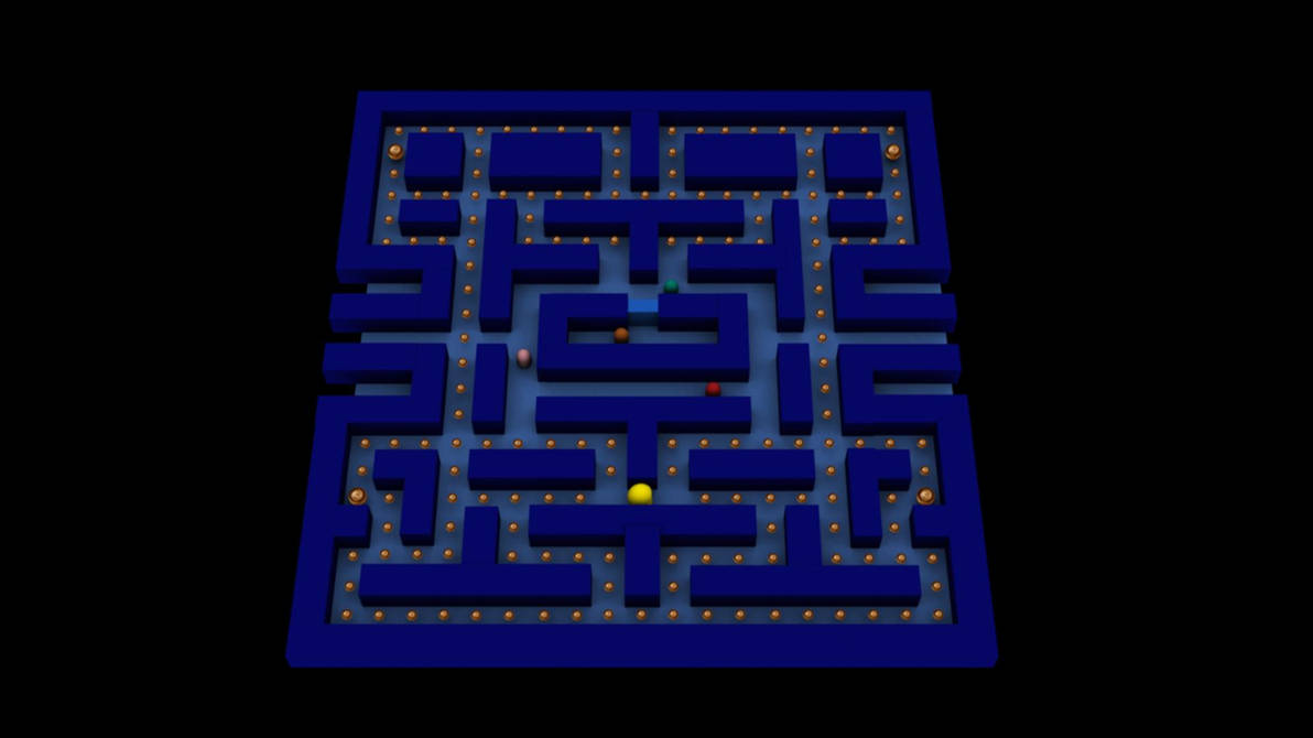 3D Pac Man Map by wolfen1090 on DeviantArt