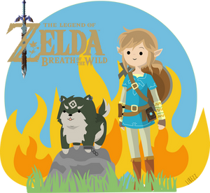 Link y wolf Link botw