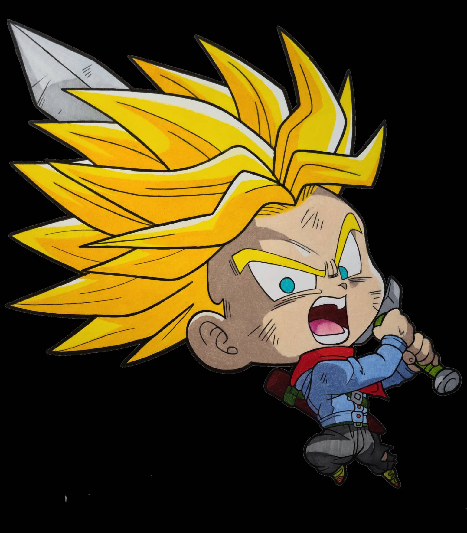 Trunks ssj2 by Majingokuable on DeviantArt