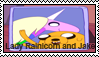 Lady Rainicorn and Jake stamp